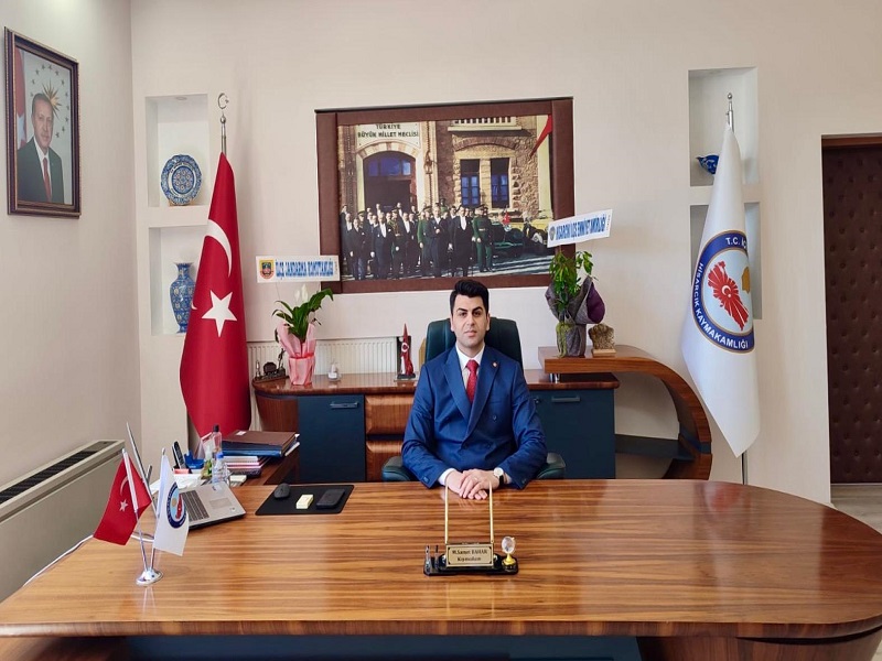 Kaymakam Muhammet Samet BAHAR İlçemizde Görevine Başladı.
